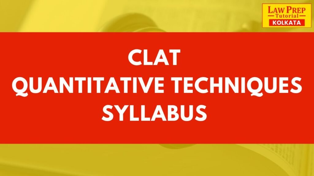 clat quant syllabus