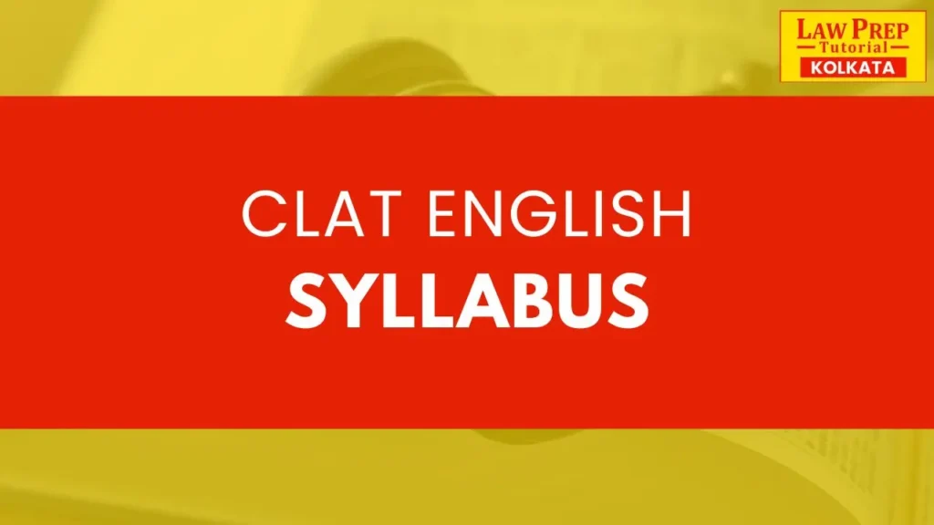 Clat English Syllabus