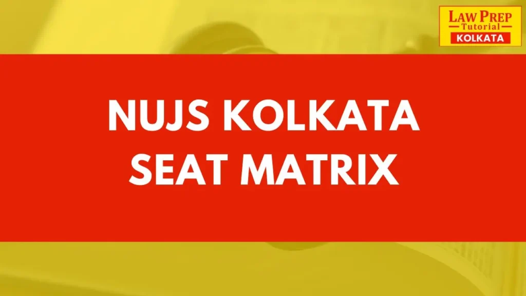 nujs kolkata seats